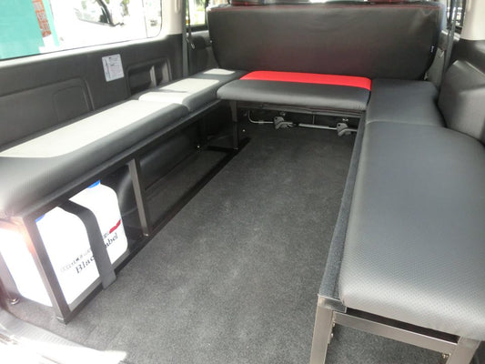 200系ハイエース専用 高品質BOXタイプ フレームベッドキット標準用
