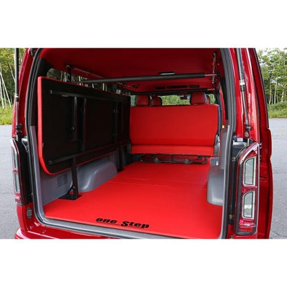 【受注生産】200系ハイエース専用 イージーフリップベッドキット 片側跳ね上げ式 国産素材使用